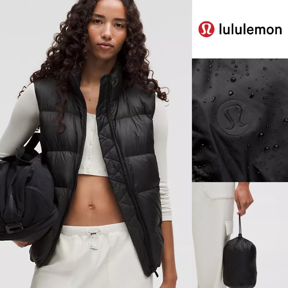 NWT Lululemon Featherweight 900-Down-Fill Puffer Vest women size medium